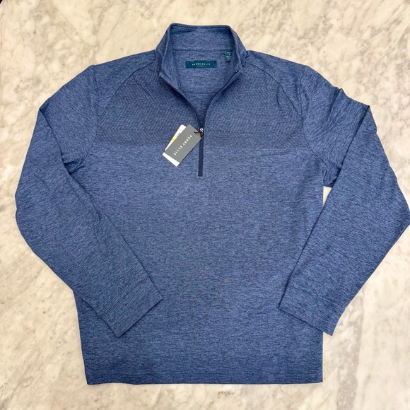 Perry Ellis Quarter Zip Sport Pullover - Picture 1 of 2